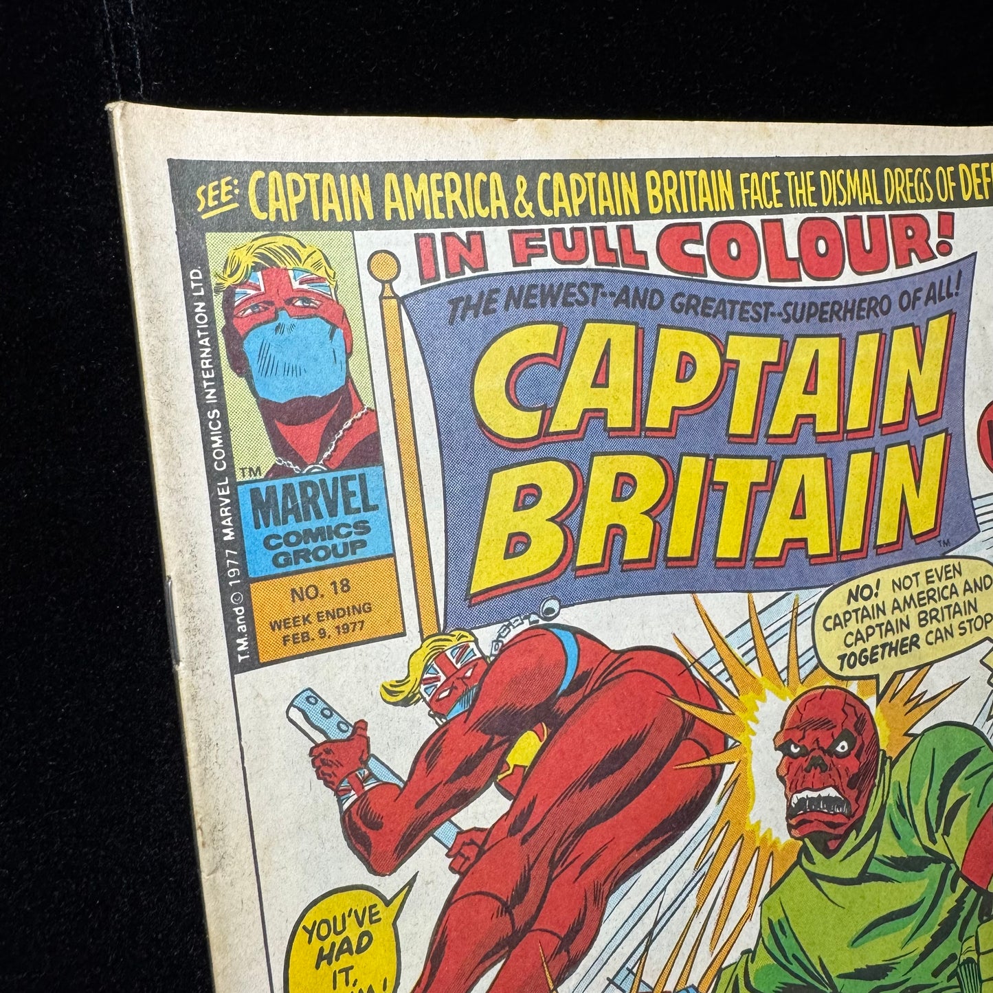 Captain Britain 18 - Bronze Age Marvel Comics 1977