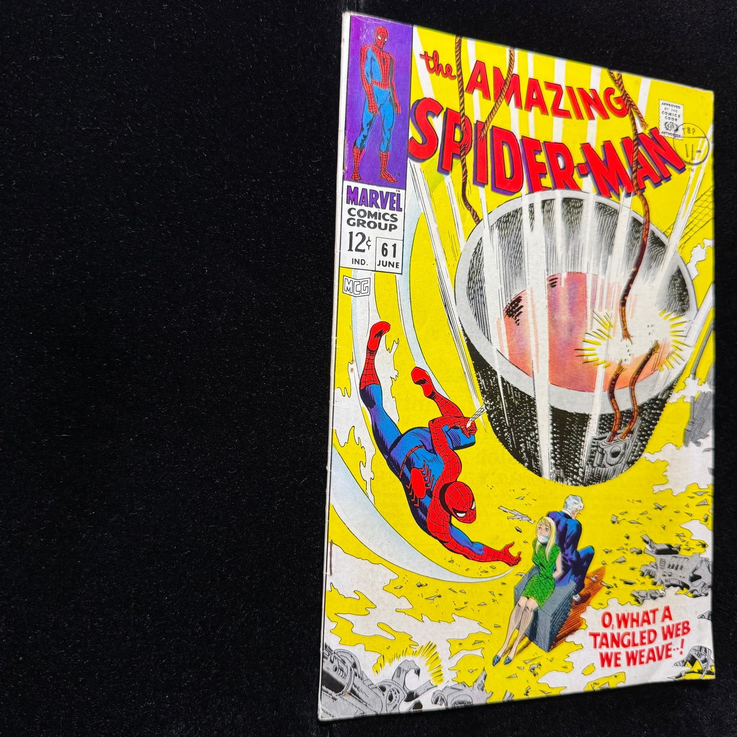 Amazing Spider-Man 61 - 1st Cover App Of Gwen Stacy - Silver Age Marvel 1968