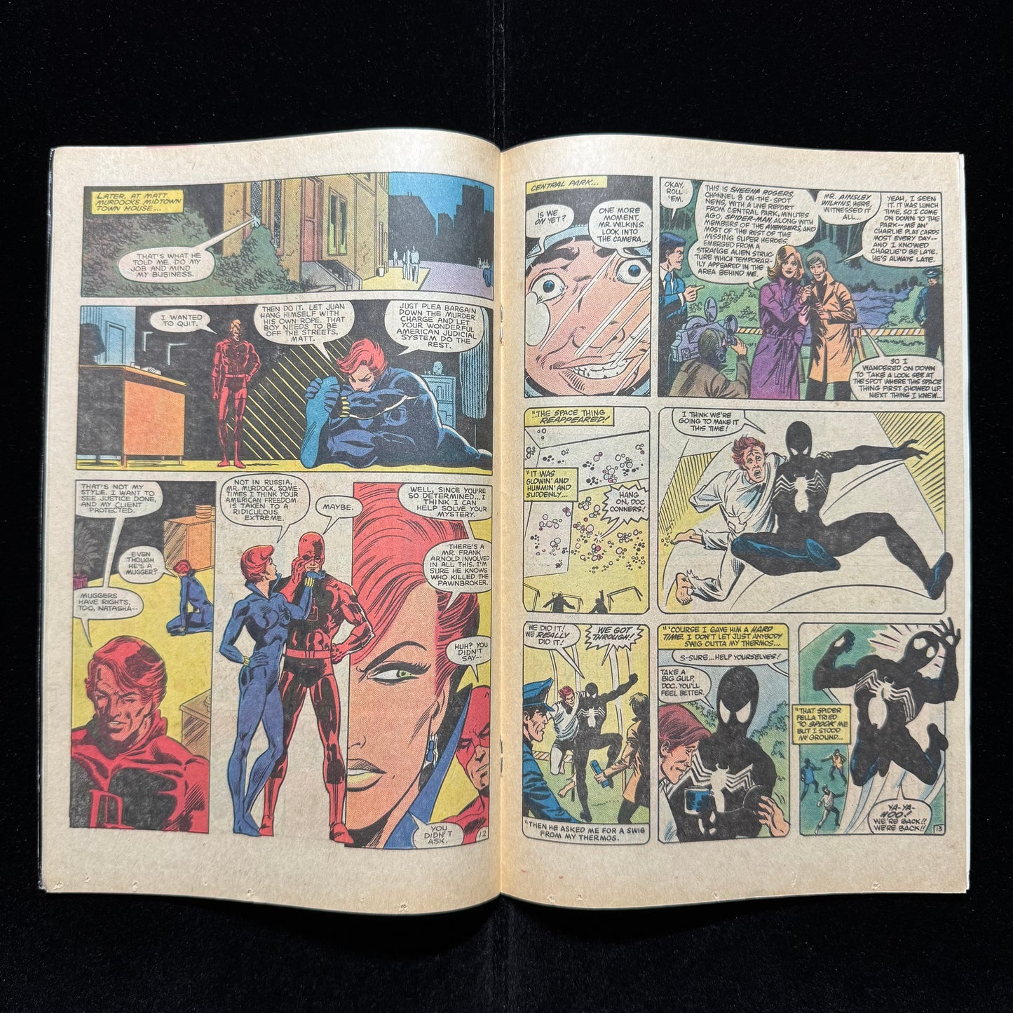 Marvel Team Up 141 - 2nd Appearance Of Symbiote - Copper Age Marvel Comics 1984