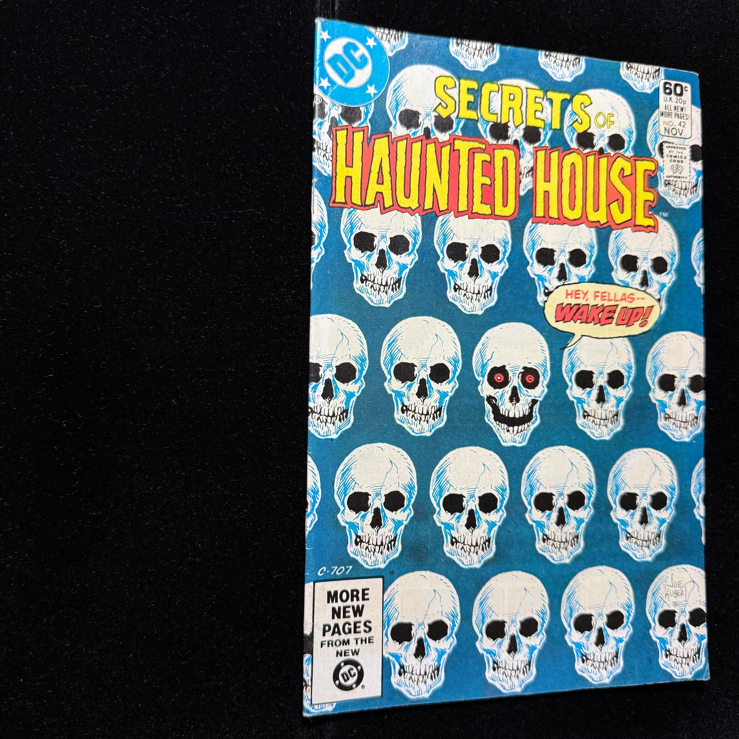 Secret Of Haunted House 42 - Joe Kubert Skull Cover - Bronze Age Dc Comics 1981