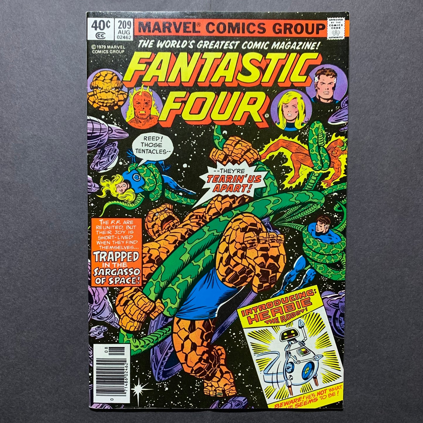 Fantastic Four 209/ Newsstand Edition/ Bronze Age Marvel Comics 1979
