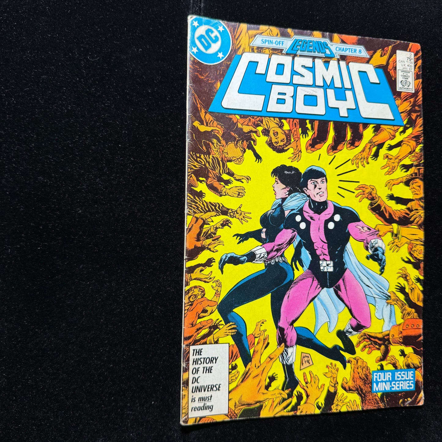 Cosmic Boy 2 - Copper Age Dc Comics 1987