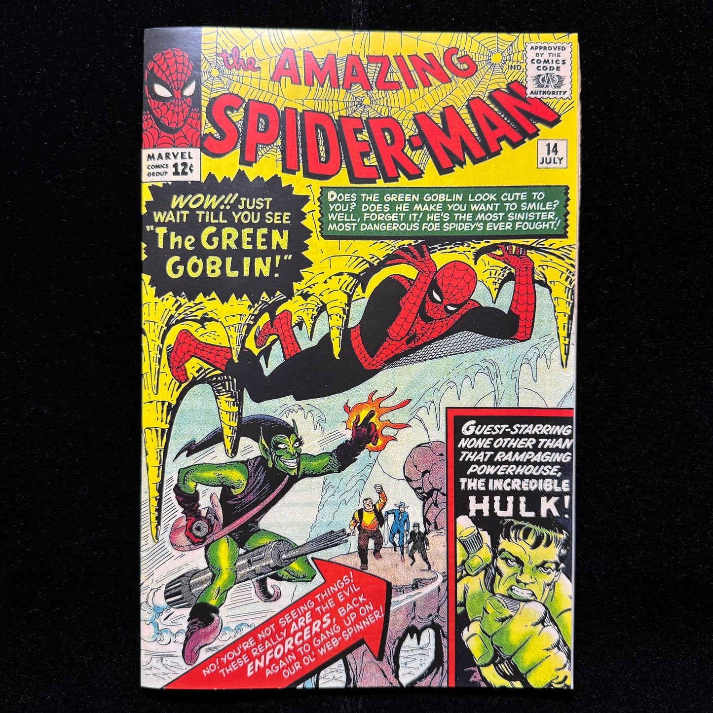 Amazing Spider-Man 14 - 1st App Of Green Goblin - Coverless - Silver Age Marvel Comics 1964