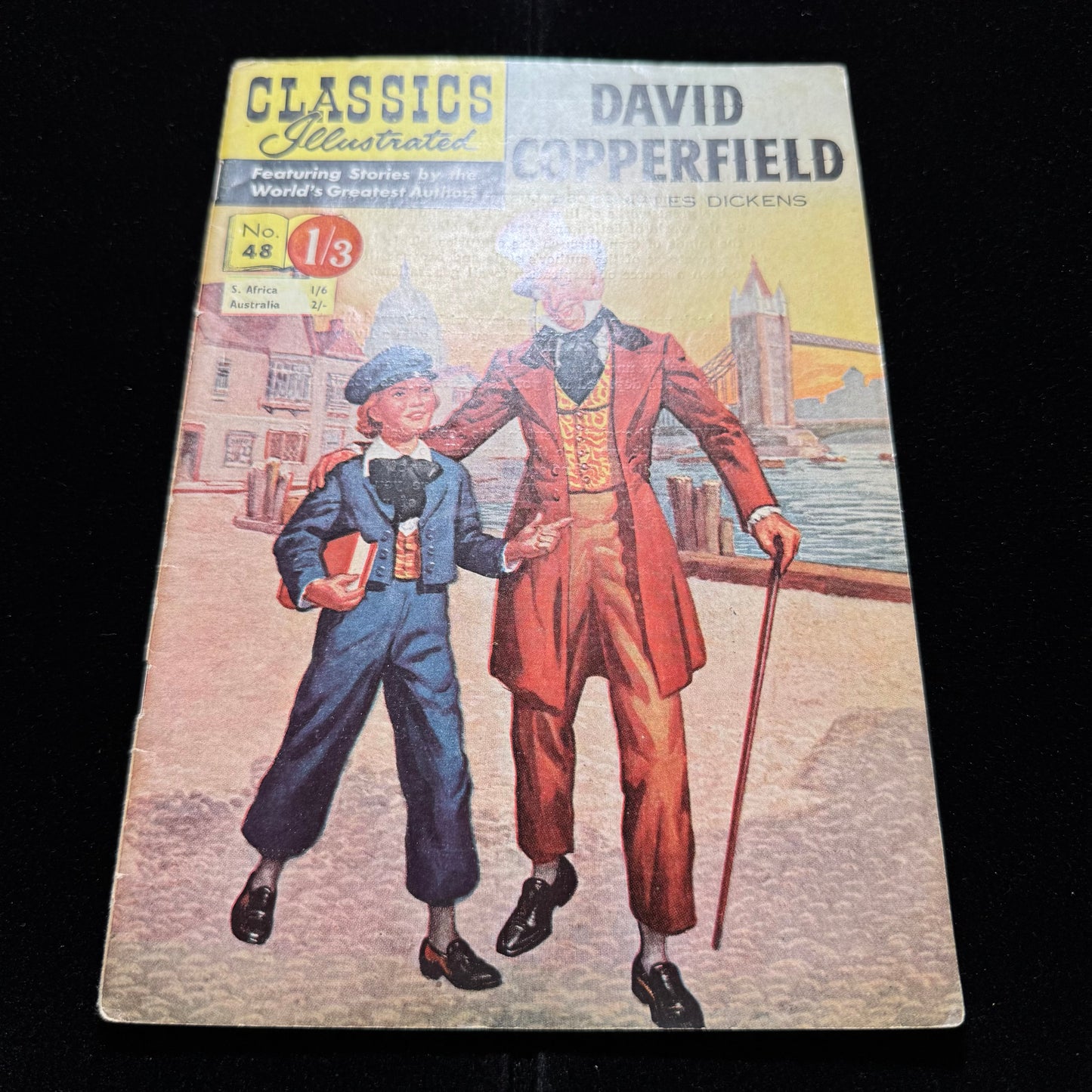 Classics Illustrated 48 - David Copperfield - UK Thorpe & Porter Comics C.1955