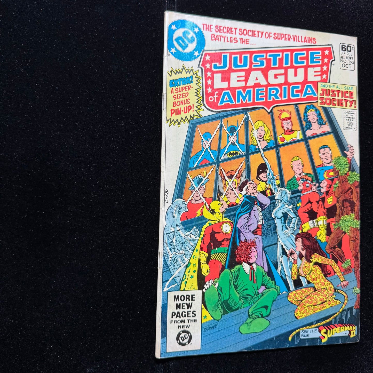 Justice League Of America 195 - Bronze Age Dc Comics 1981