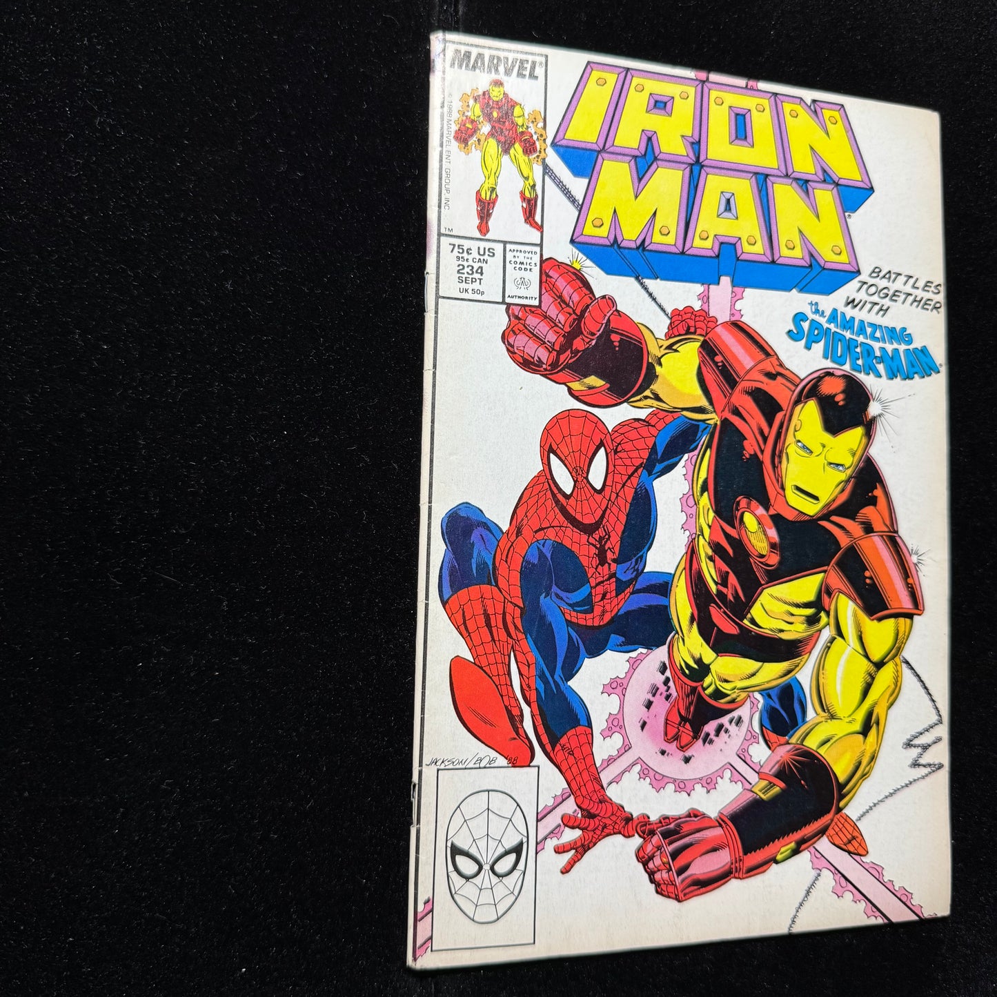 Iron Man 234 - Copper Age Marvel Comics 1988