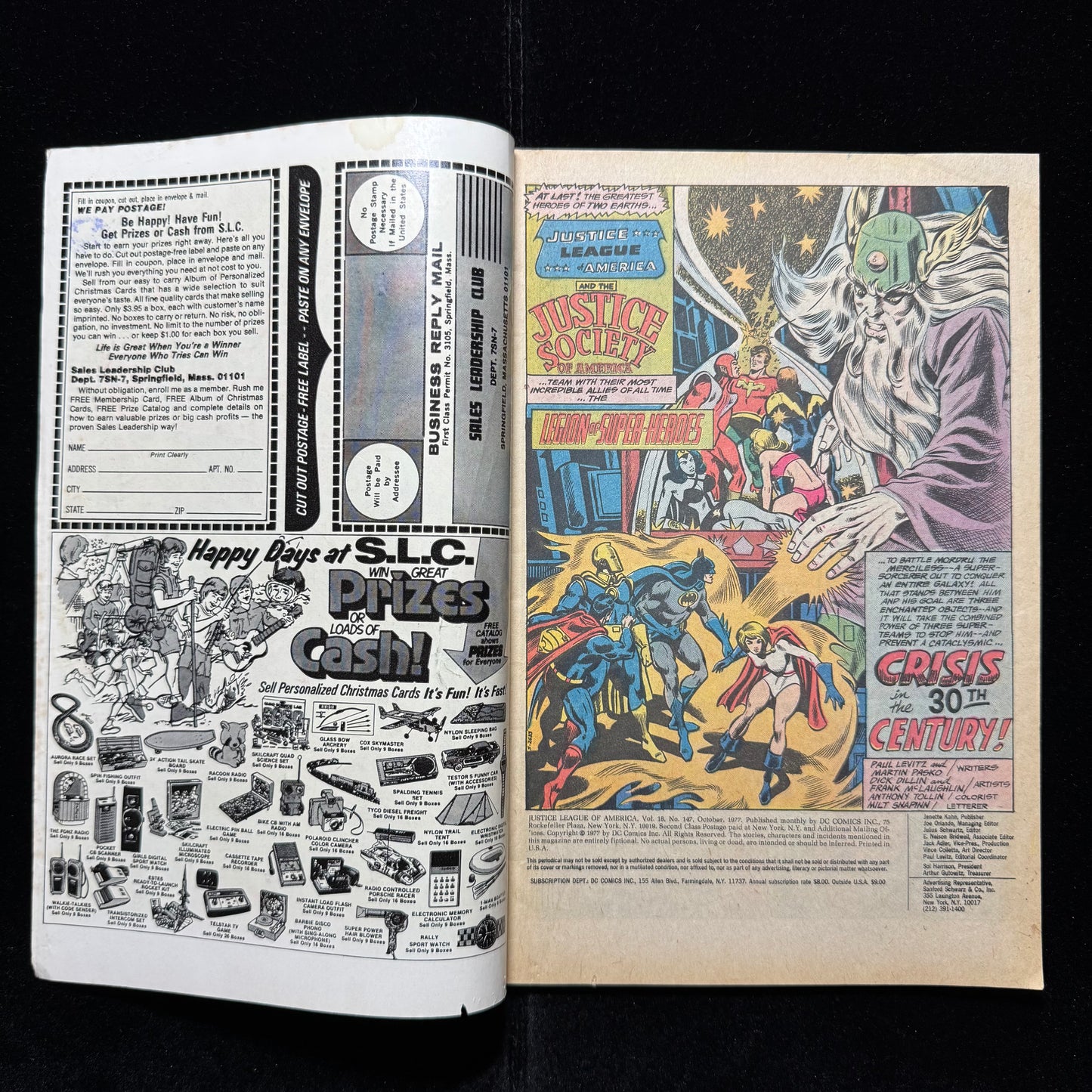 Justice League Of America 147 - Bronze Age Dc Comics 1977