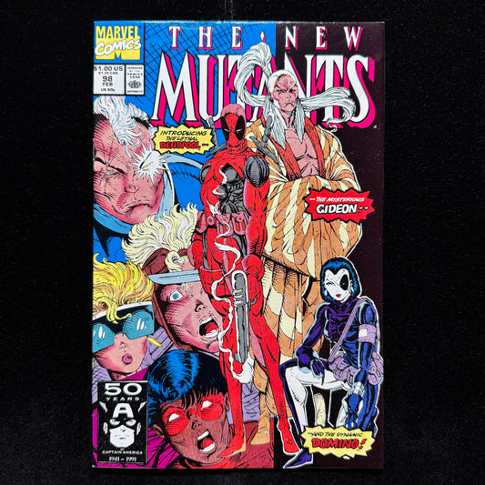 New Mutants 98 - 1st Appearance Of Deadpool - Copper Age Marvel Comics 1991