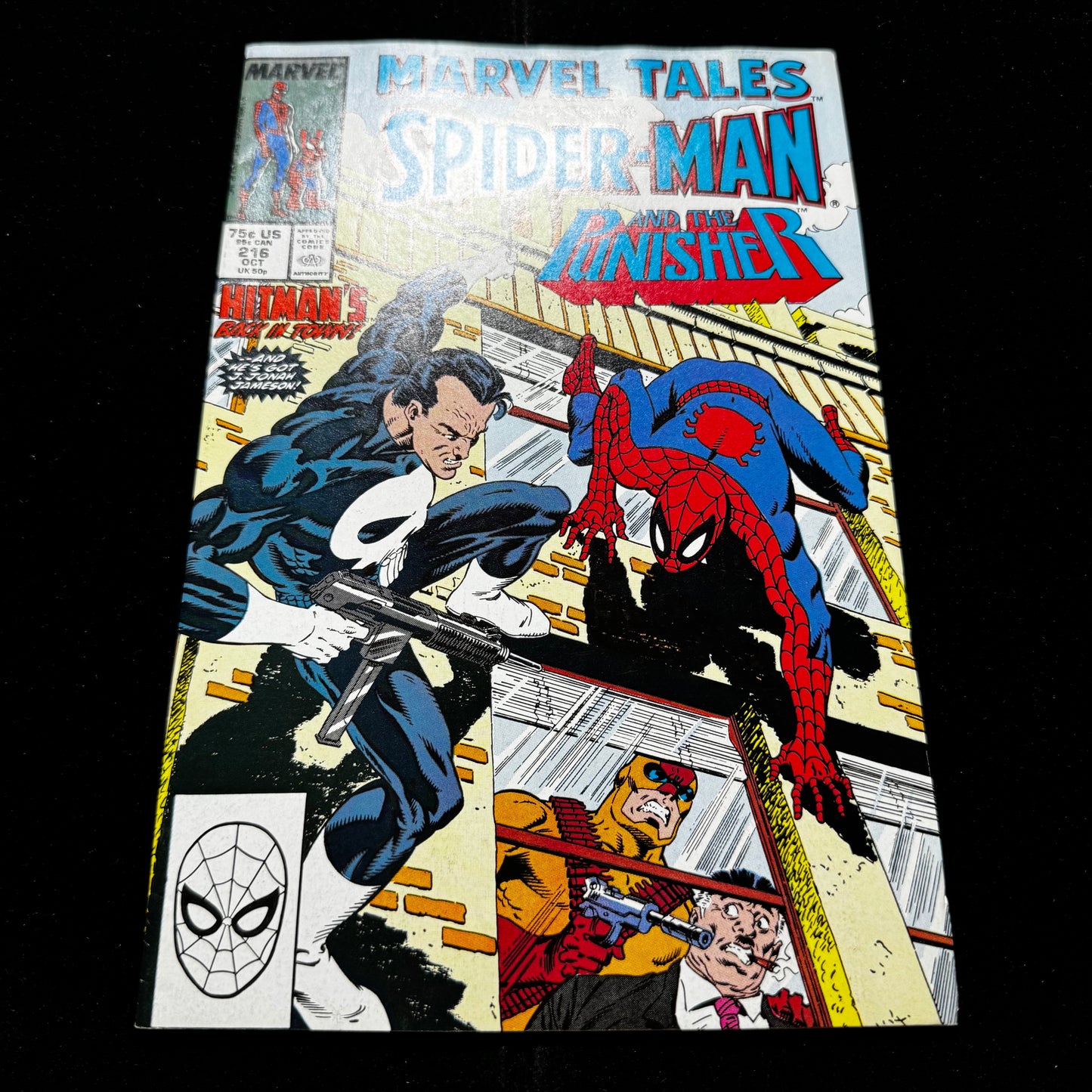 Marvel Tales 216 - Mike Zeck Cover Art - Copper Age Marvel Comics 1988