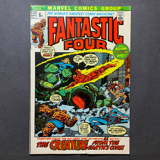 Fantastic four 126/ Bronze Age marvel comics 1972