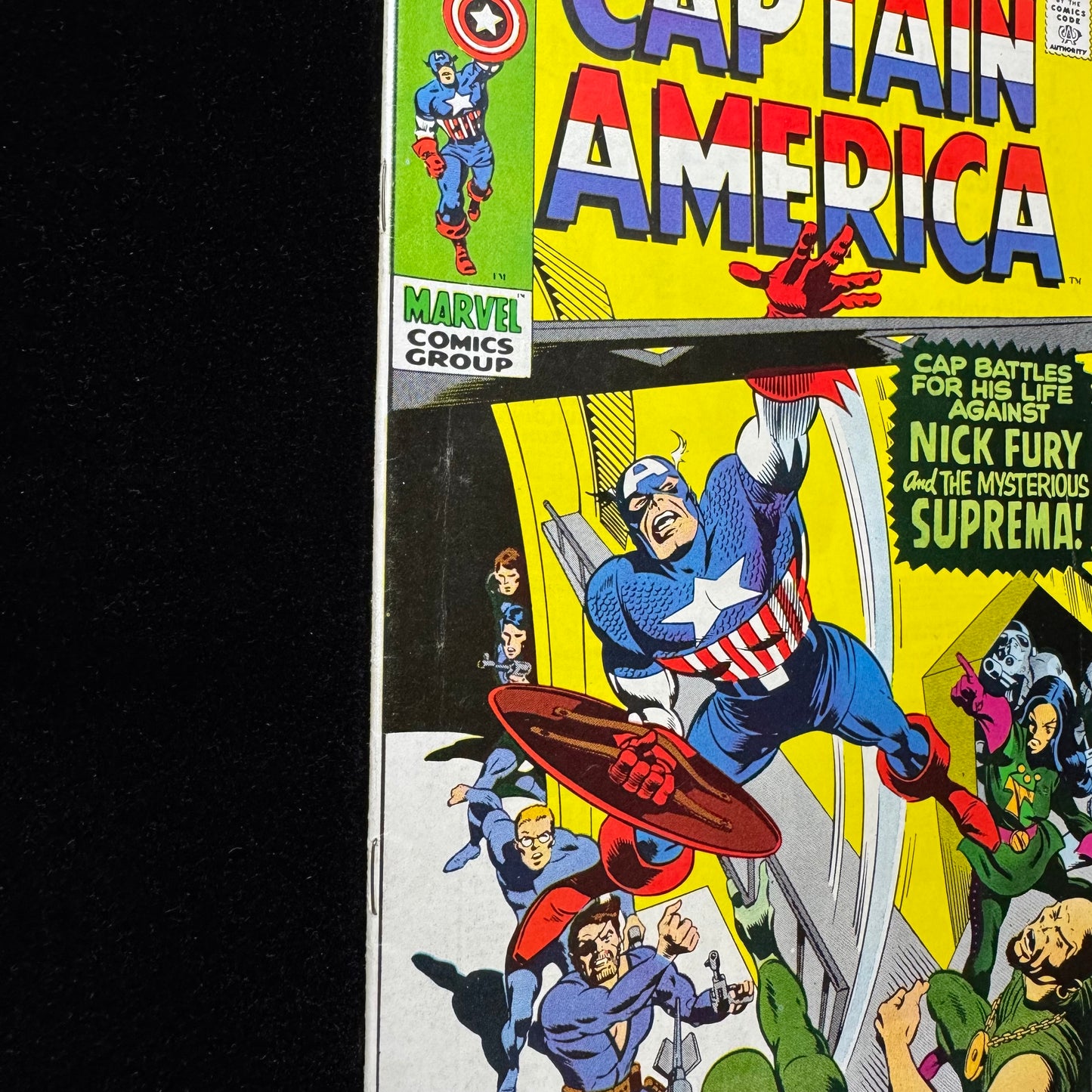 Captain America 123 - 1st Appearance Of Suprema - Bronze Age Marvel Comics 1970