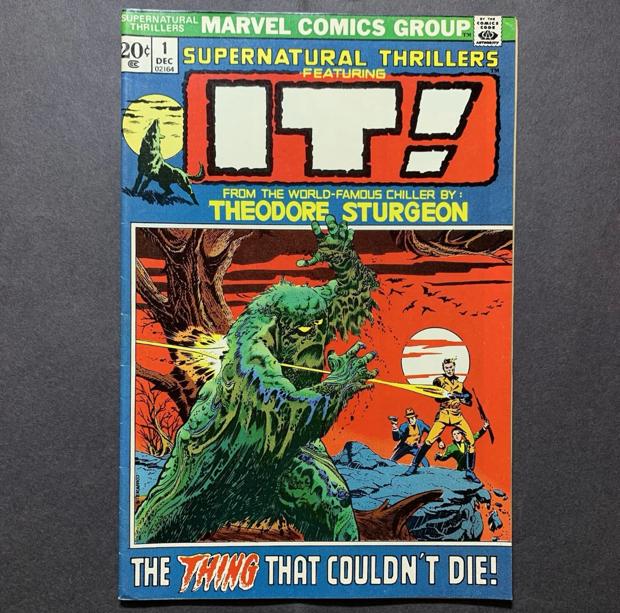 Supernatural Thrillers 1/ Bronze Age marvel comics 1972