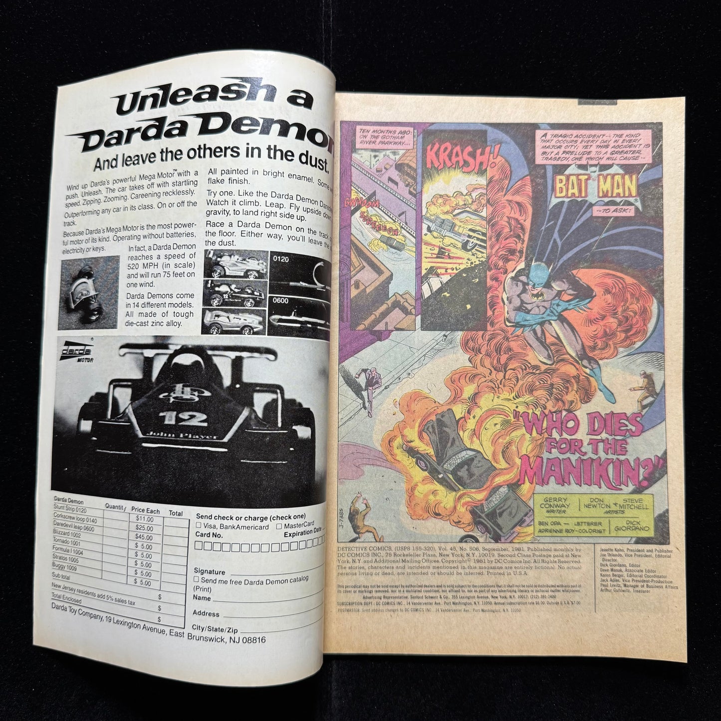 Detective Comics 506 - Bronze Age Dc Comics 1981