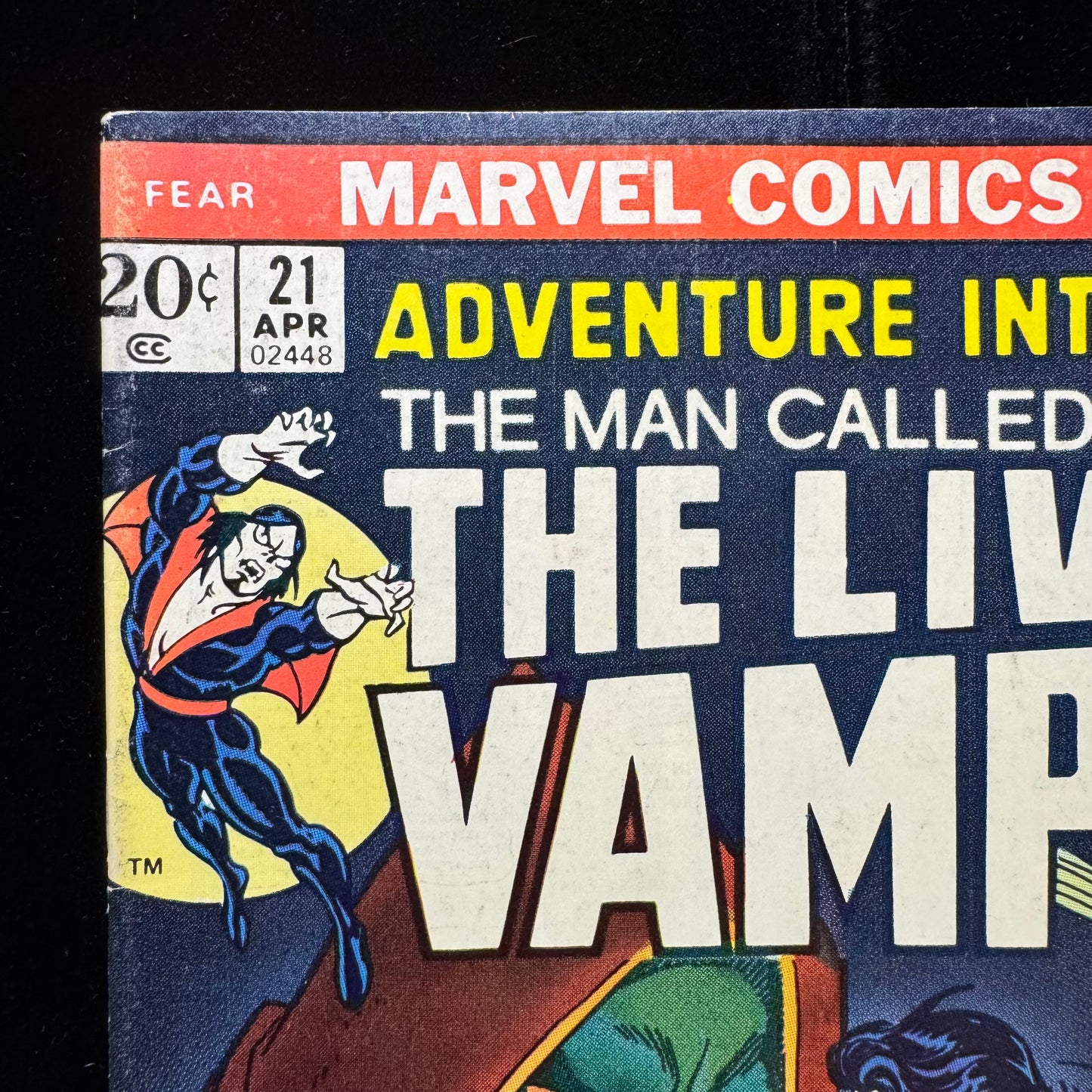 Adventure Into Fear 21 - 2nd Solo Morbius Story - Bronze Age Marvel Comics 1974