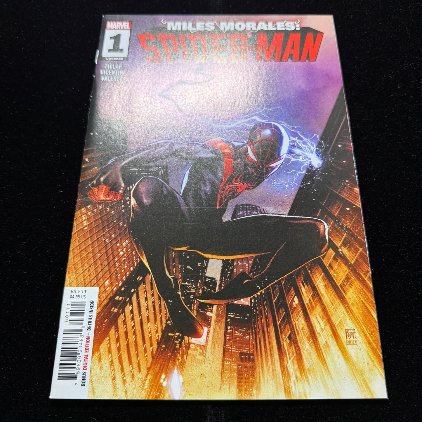 Miles Morales Spider-Man 1 - 1st App Of Raneem - Modern Age Marvel Comics 2022