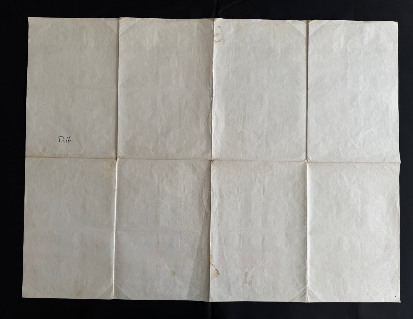 The Day Of The Jackal 1973 - Original UK Quad Cinema Poster - Folded