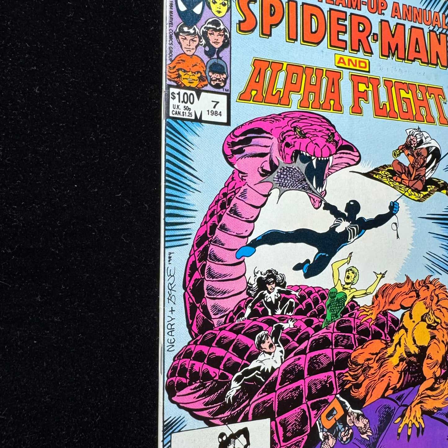 Marvel Team Up Annual 7 - Copper Age Marvel Comics 1984