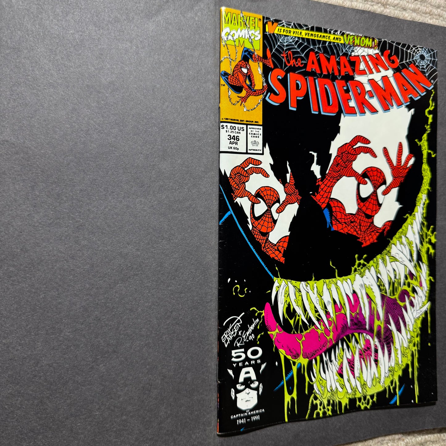 Amazing Spider-Man 346/ Copper Age Marvel Comics 1991