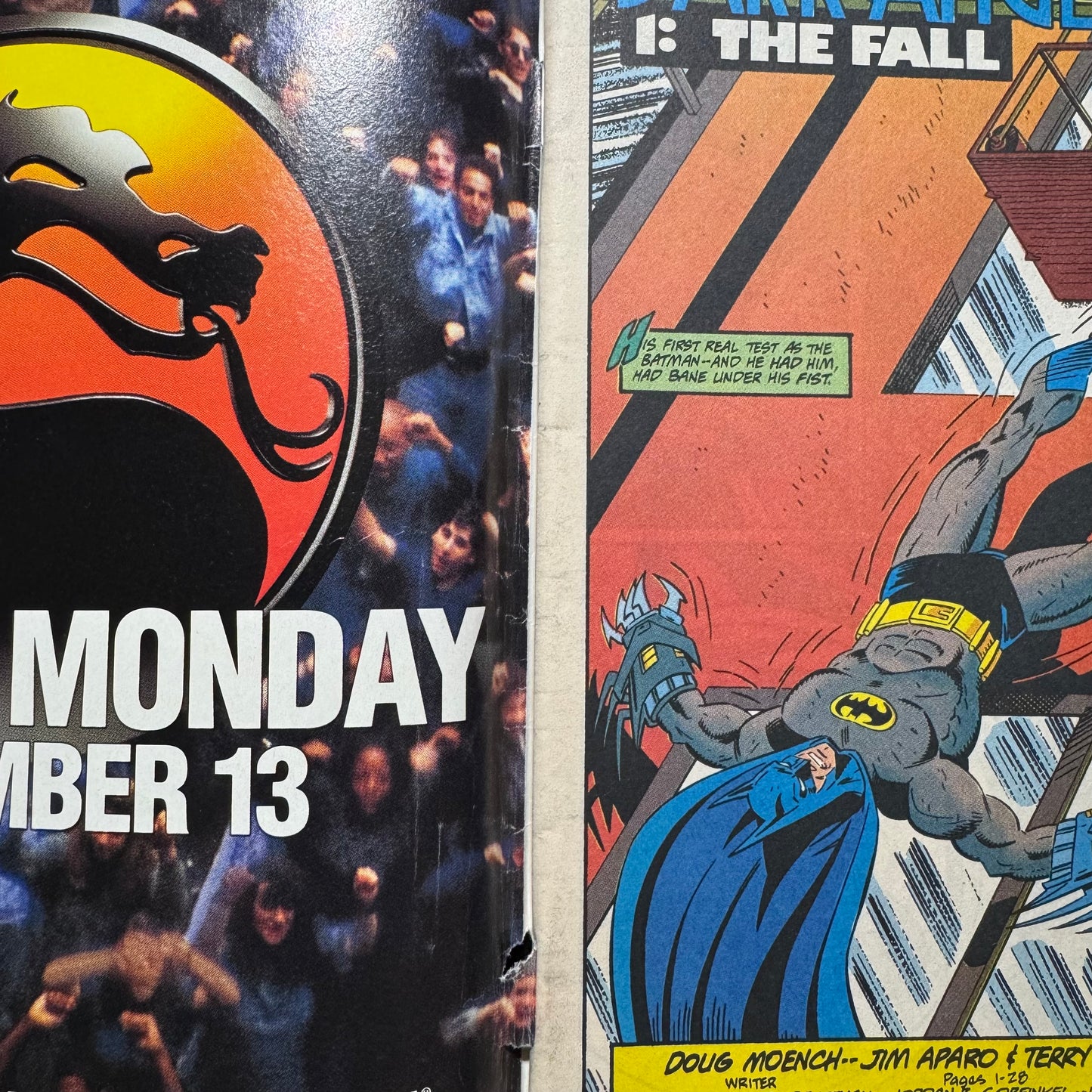Batman 500 - Azrael Defeats Bane - Modern Age Dc Comics 1993