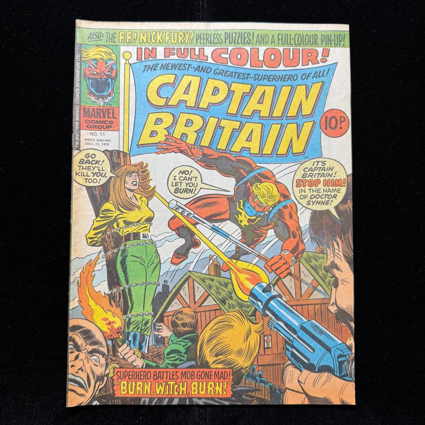 Captain Britain 11 - Bronze Age Marvel Comics 1976