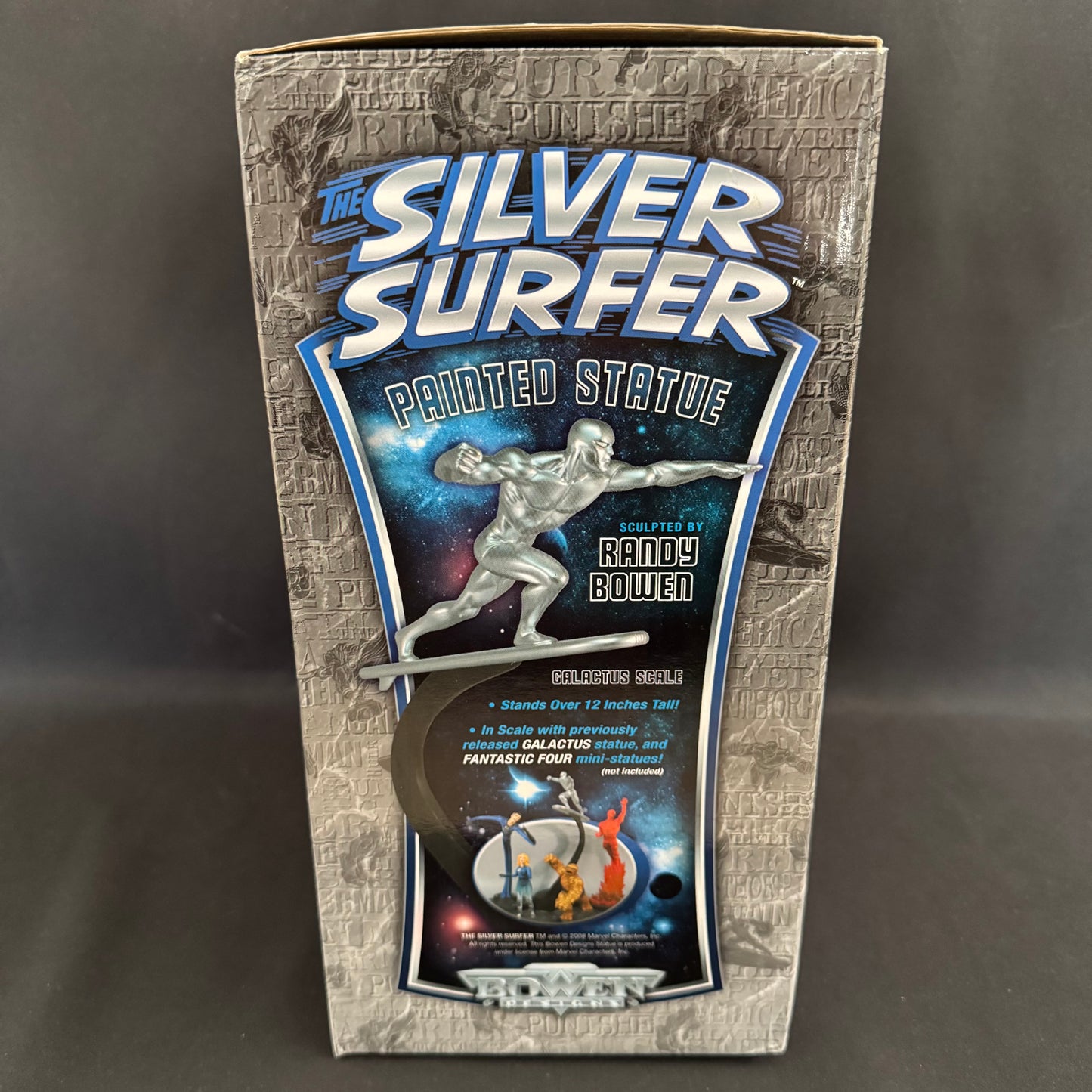 Silver Surfer 12” Statue By Bowen Designs - Limited Edition 577/2200 Boxed 2008