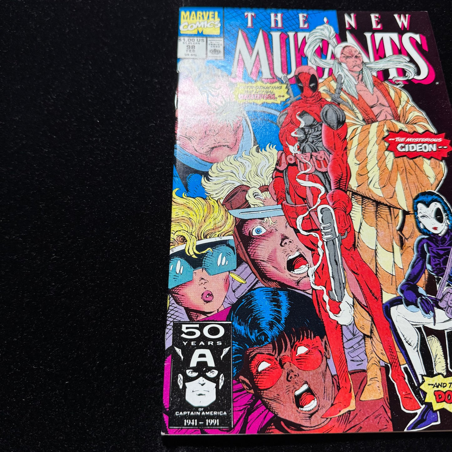 New Mutants 98 - 1st Appearance Of Deadpool - Copper Age Marvel Comics 1991