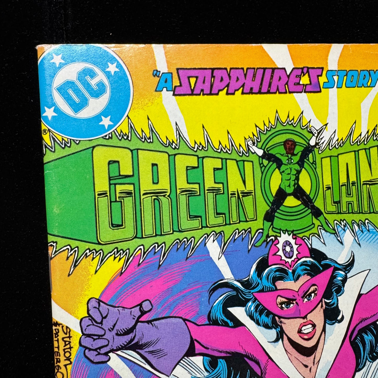 Green Lantern 192 - Origin Of Star Sapphire - Copper Age Dc Comics 1985