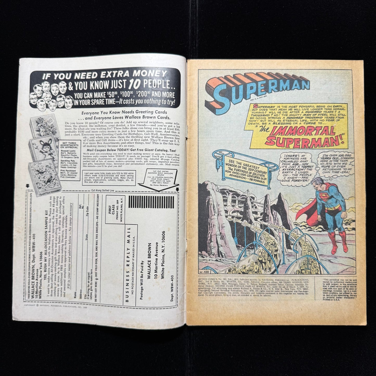 Action Comics 385 - Silver Age Dc Comics 1969