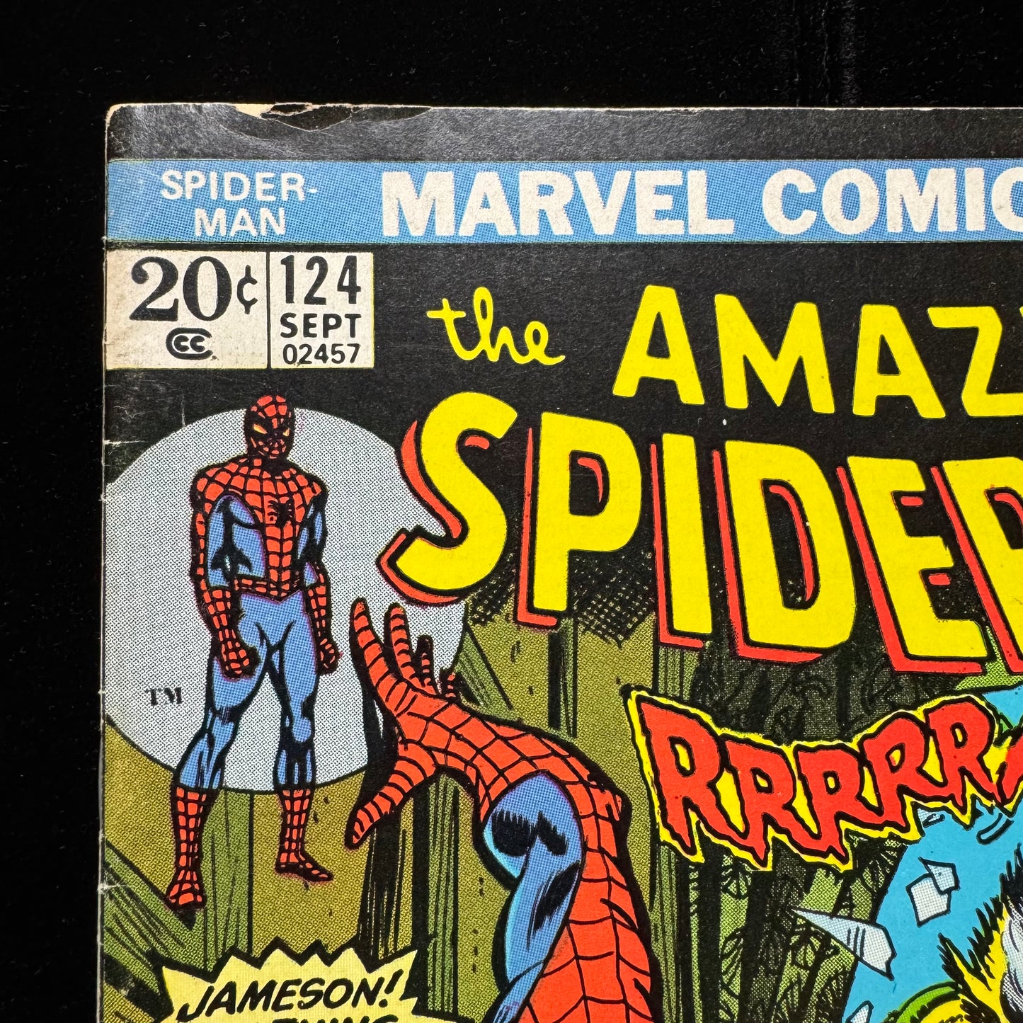 Amazing Spider-Man 124 - 1st App Of Man-Wolf - Bronze Age Marvel Comics 1974