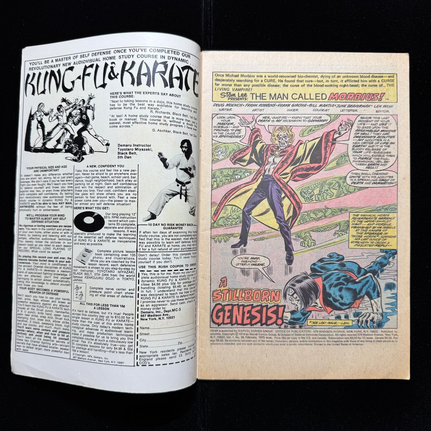Adventure Into Fear 26 - Bronze Age Marvel Comics 1974