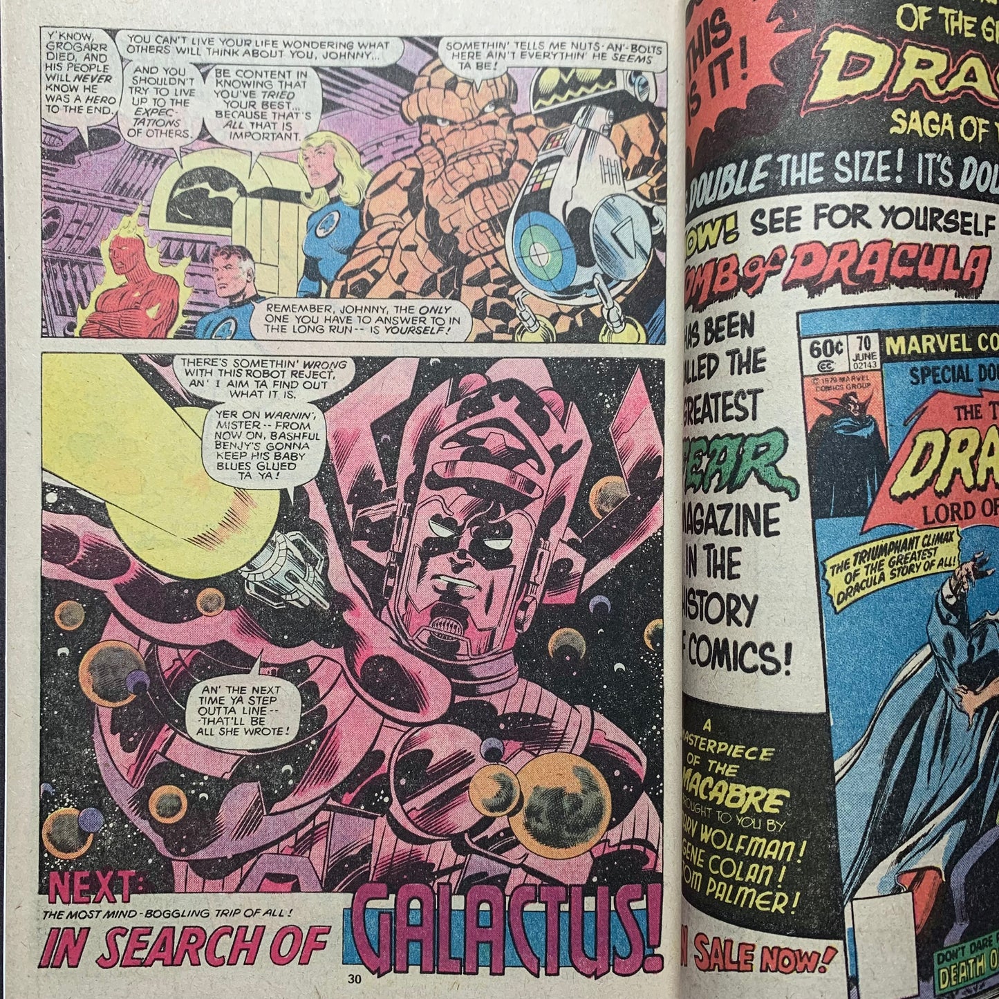 Fantastic Four 209/ Newsstand Edition/ Bronze Age Marvel Comics 1979