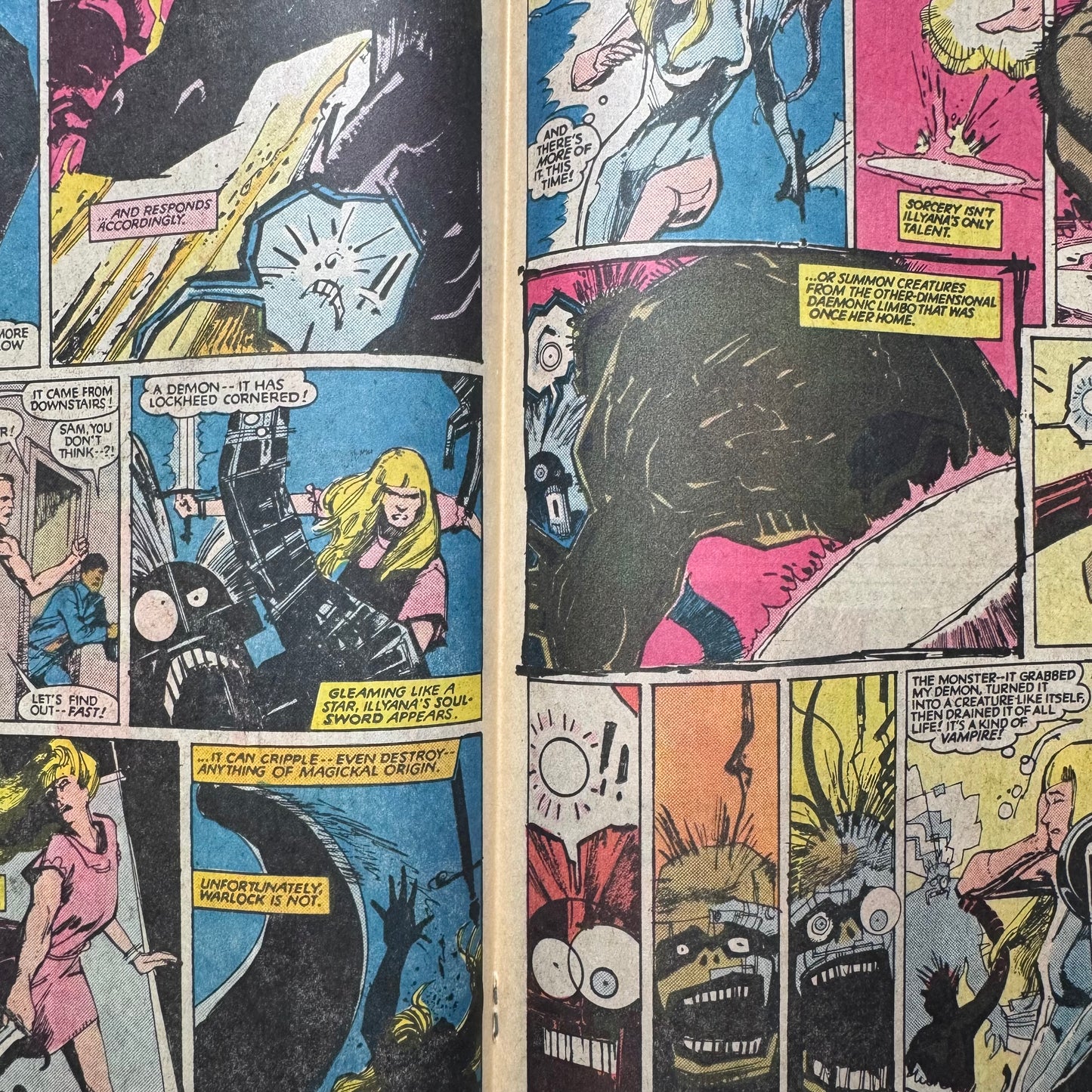 New Mutants 21 - 1st Full Appearance Of Warlock - Copper Age Marvel Comics 1984