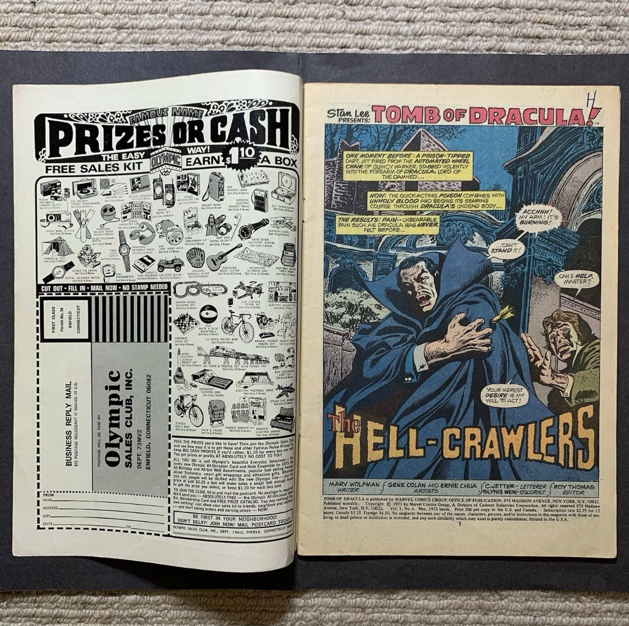 Tomb Of Dracula 8/ Bronze Age Marvel Comics 1973