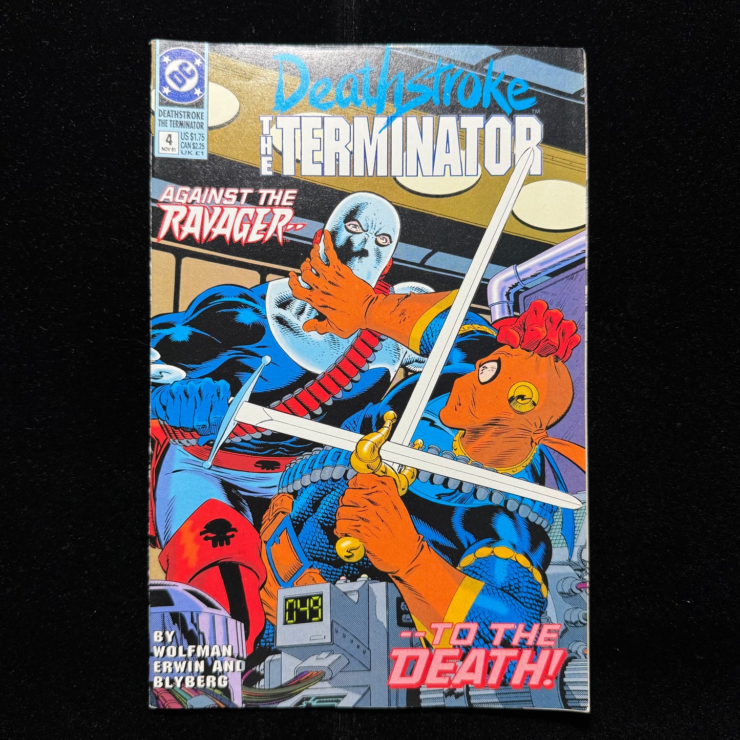 Deathstroke The Terminator 4 - Copper Age Dc Comics 1991