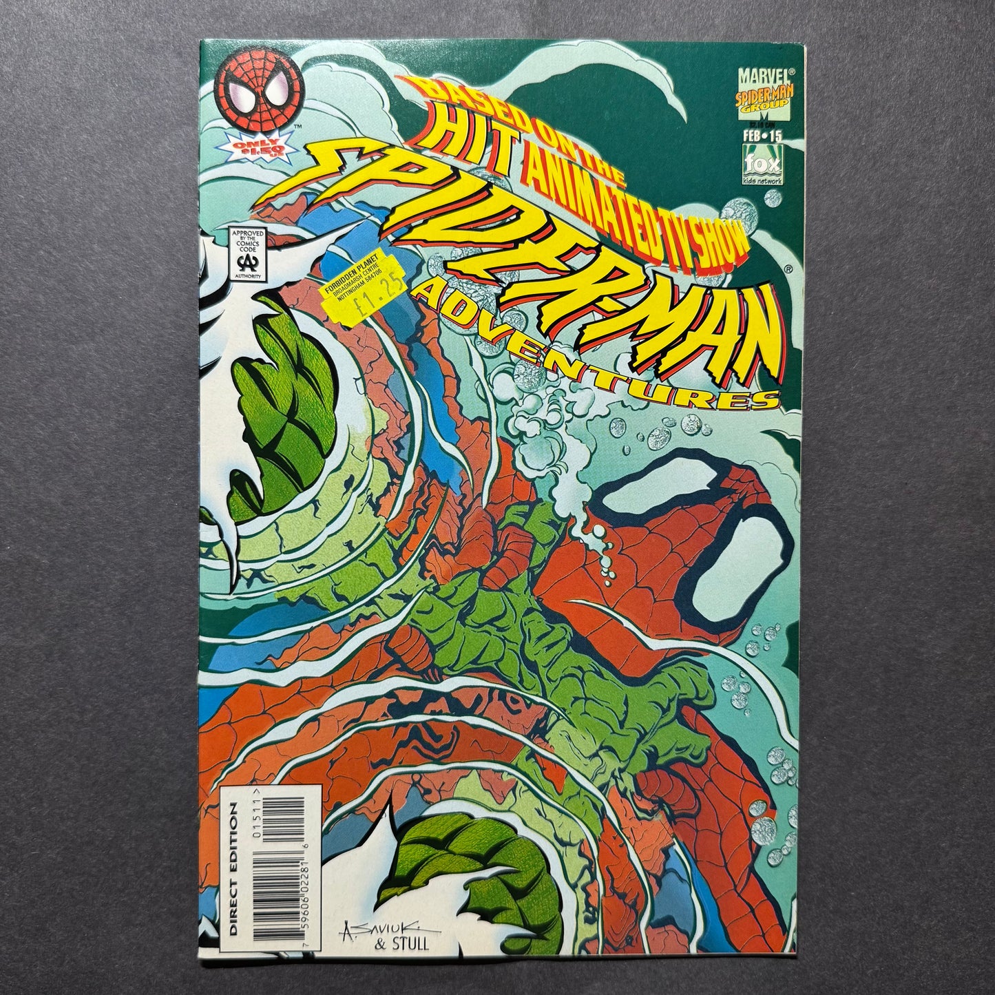 Spider-Man Adventures 1-15 Full Set/ Modern Age Marvel Comics 1994/1995