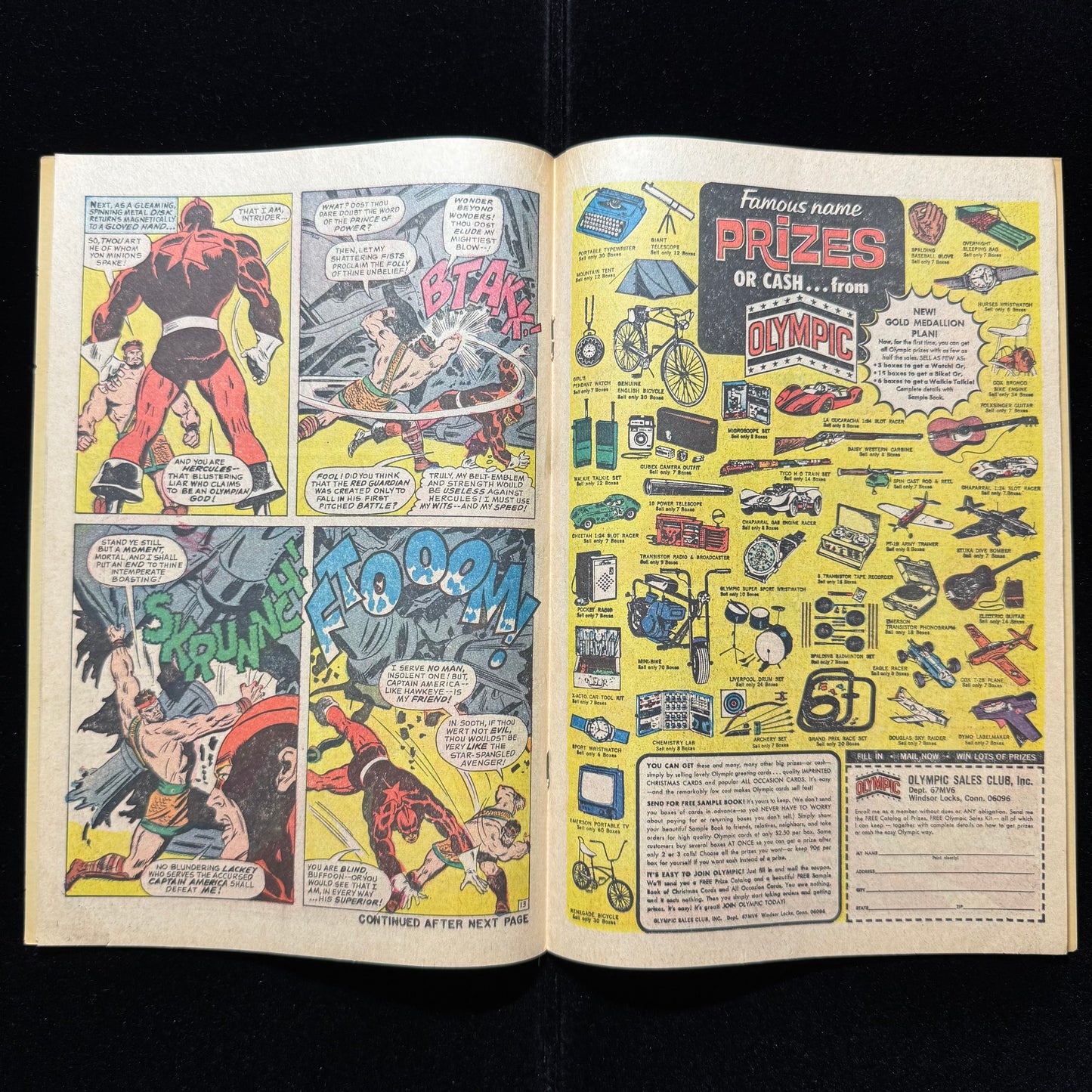 Avengers 43 - 1st Appearance Of The Red Guardian - Silver Age Marvel Comics 1967