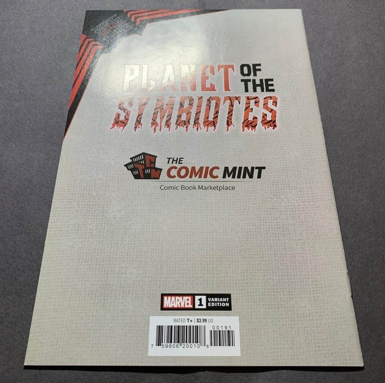 King In Black Planet Of The Symbiotes 1/ Skan virgin variant Ltd 800 COA/ 2020