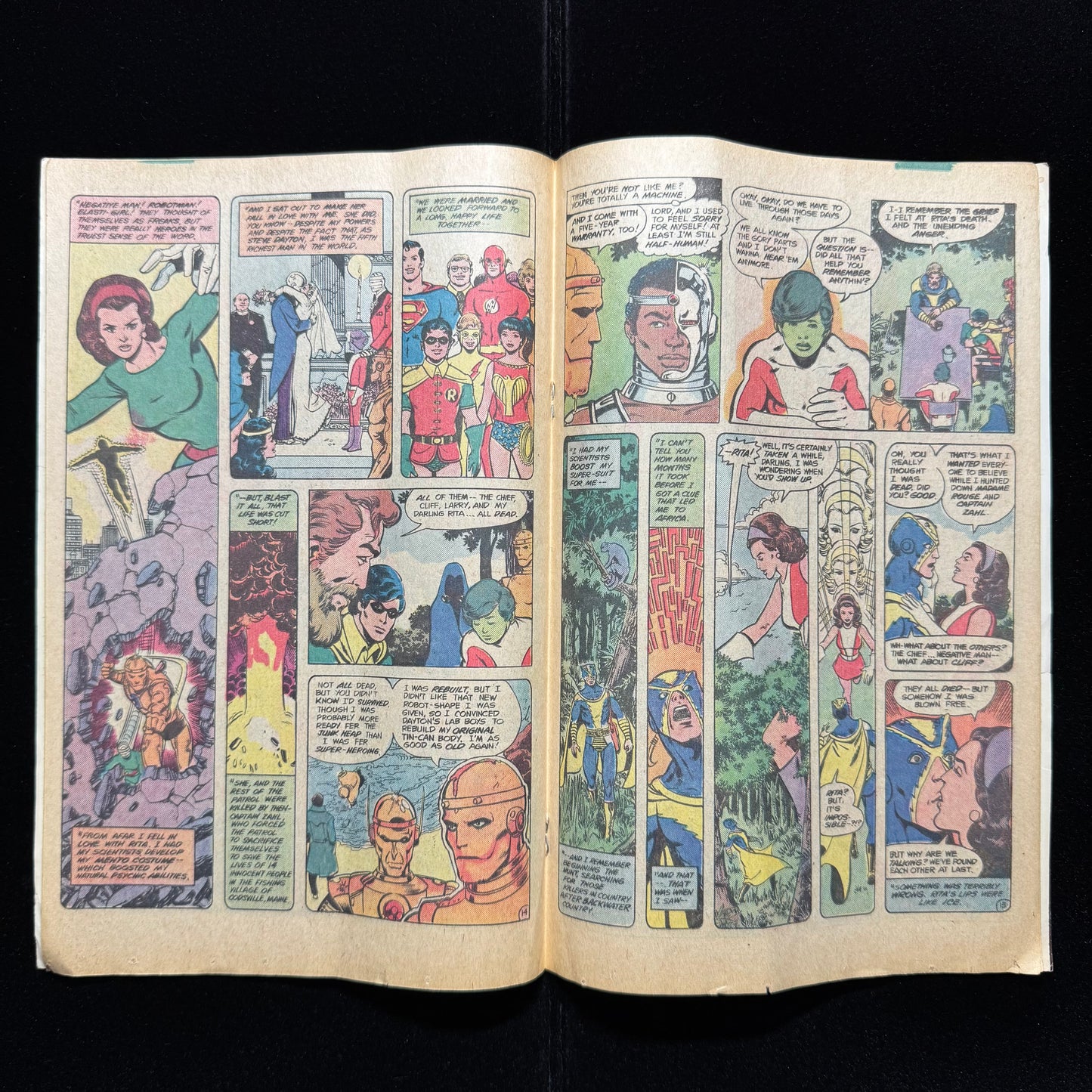 New Teen Titans 14 - Origin Of Doom Patrol - Bronze Age Dc Comics 1981