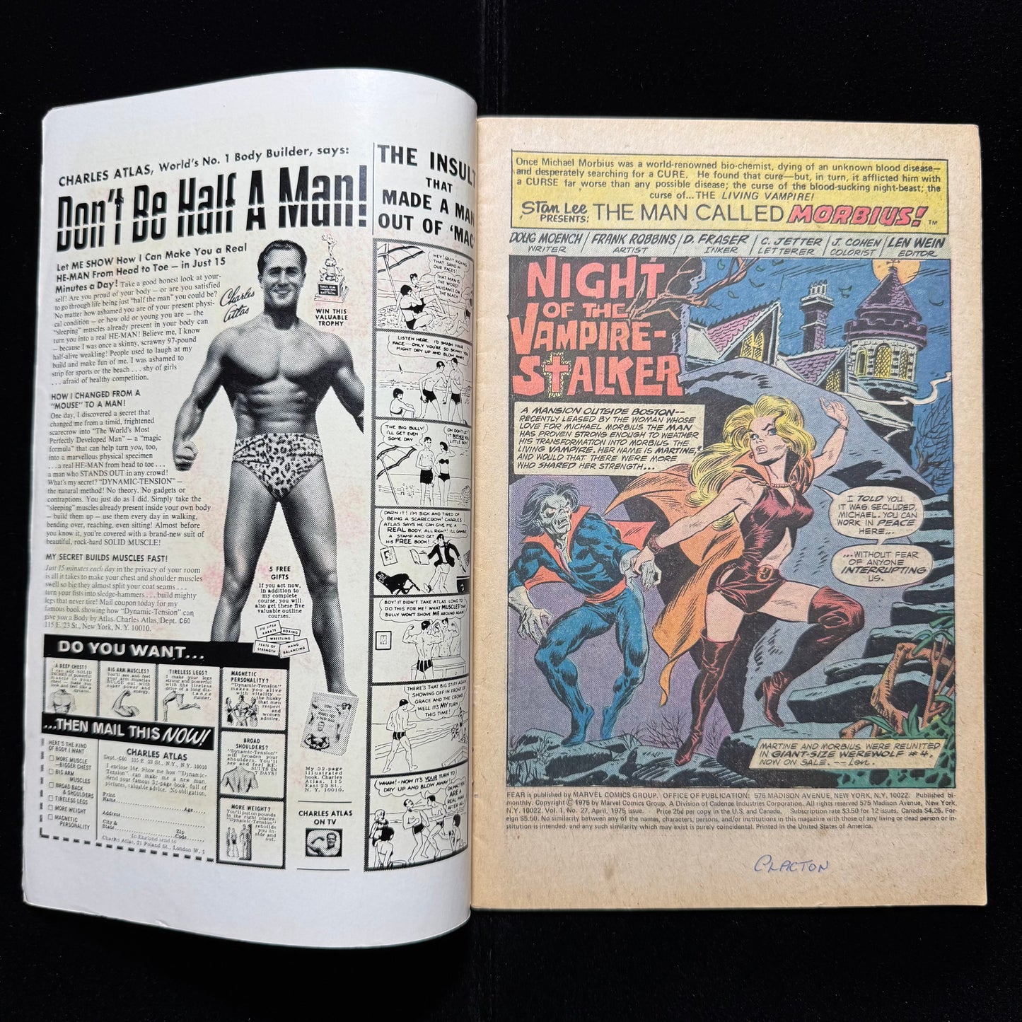 Adventure Into Fear 27 - Bronze Age Marvel Comics 1975