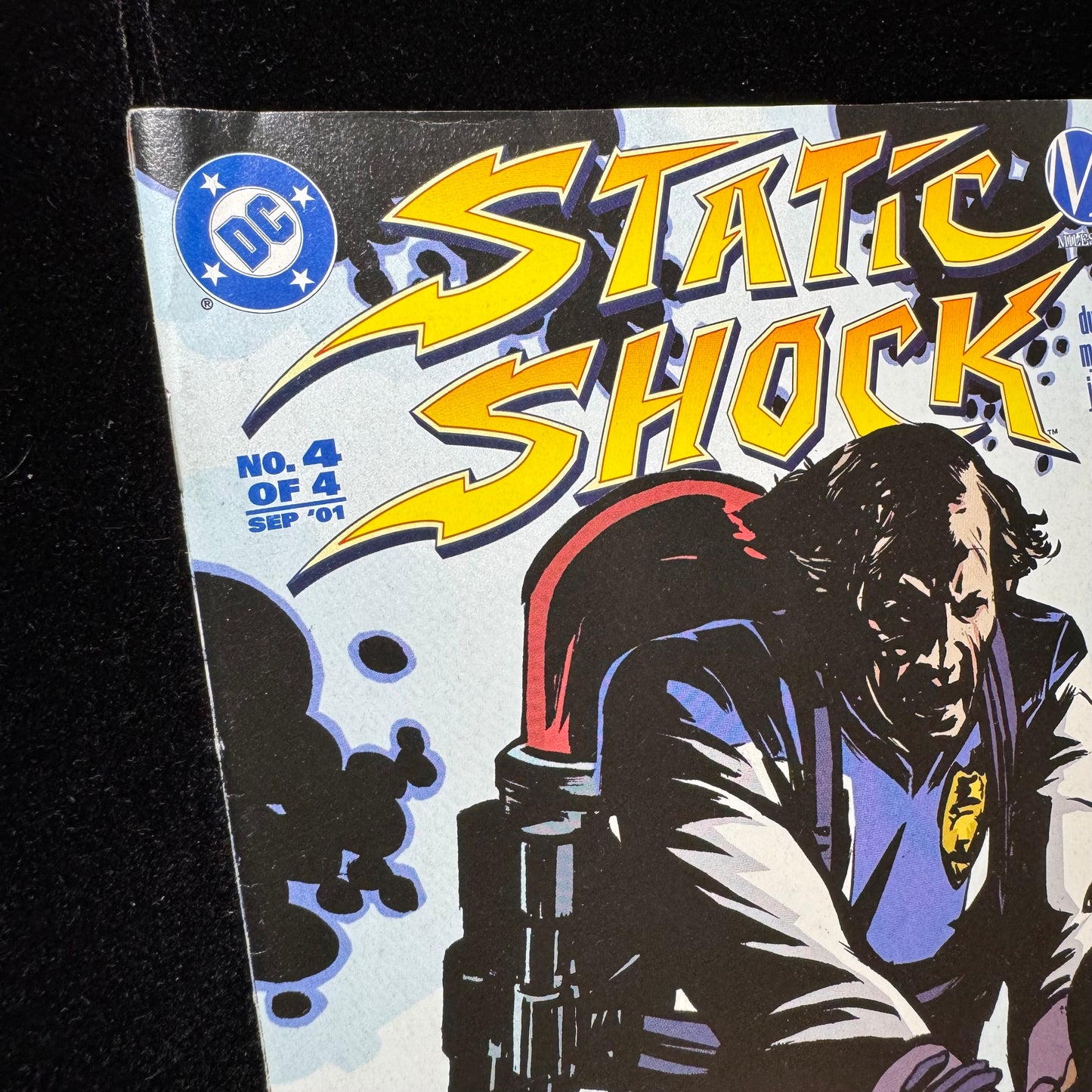 Static Shock 4 - Low Print Run Of 5,100 Copies - Modern Age Dc/ Milestone 2001