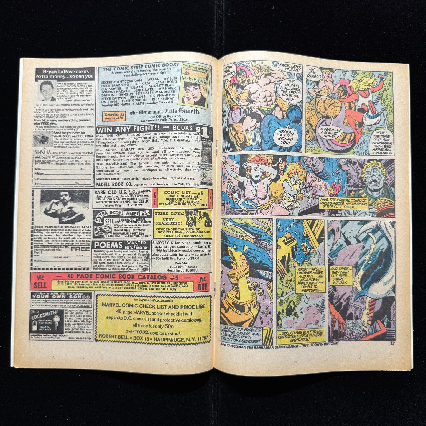 Sub-Mariner 66 - 1st Appearance Of Clay Wilson - Bronze Age Marvel Comics 1973