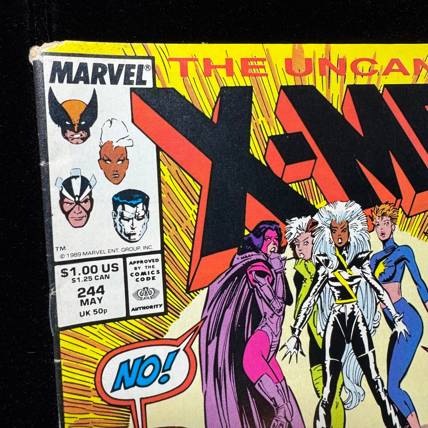 Uncanny X-Men 244 - 1st Appearance Of Jubilee - Copper Age Marvel Comics 1989