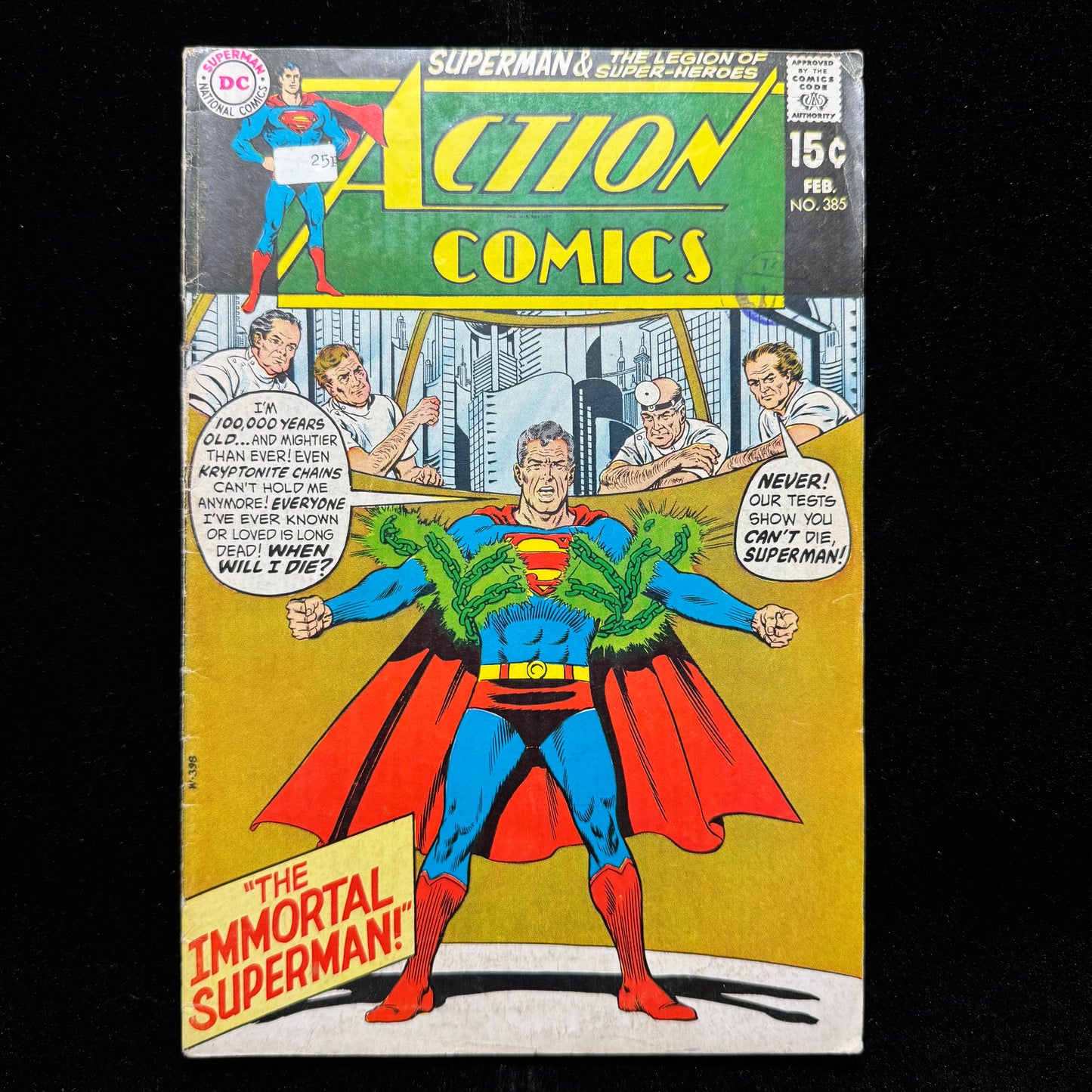 Action Comics 385 - Silver Age Dc Comics 1969