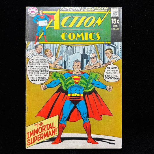 Action Comics 385 - Silver Age Dc Comics 1969