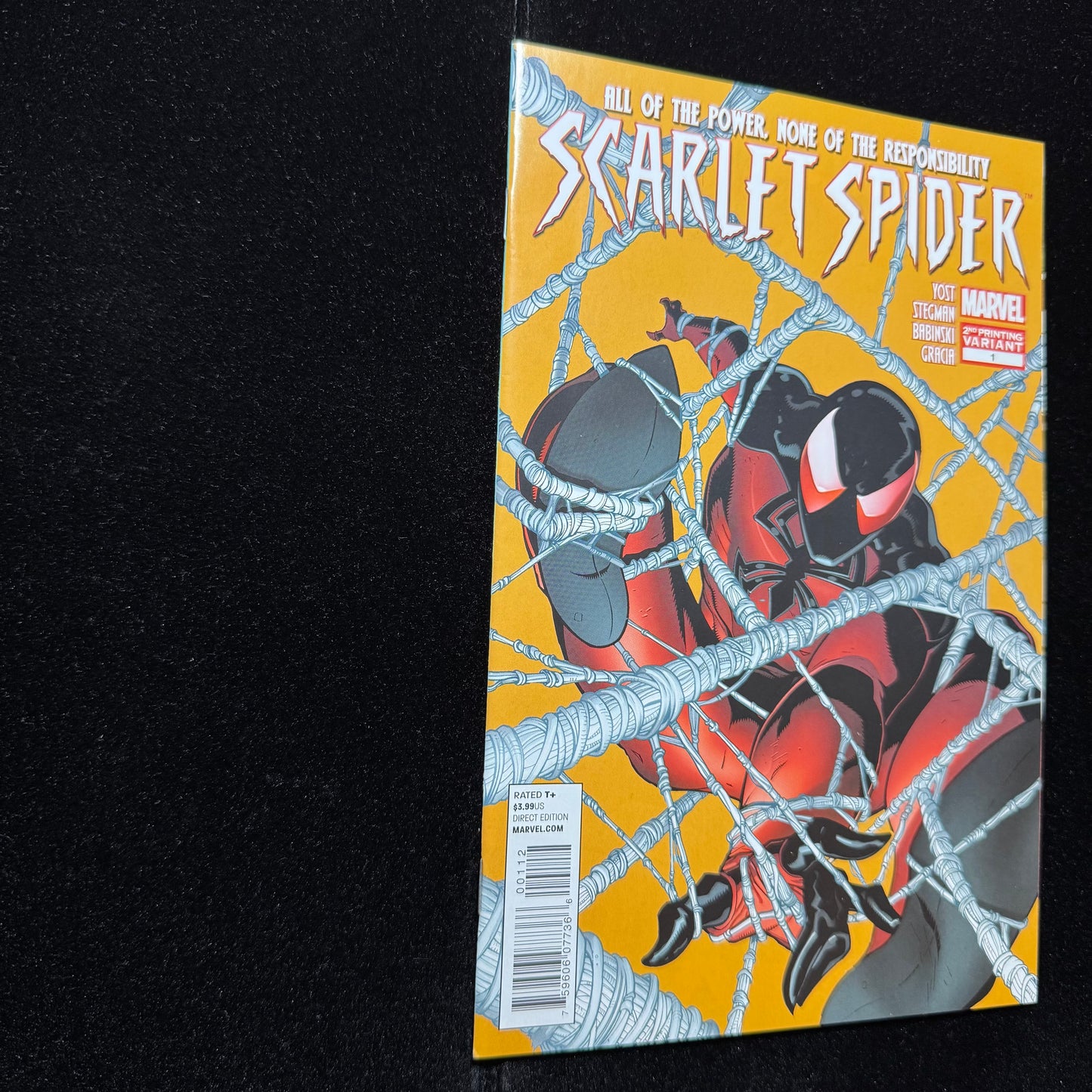 Scarlet Spider 1 - 2nd Print Variant - Modern Age Marvel Comics 2012