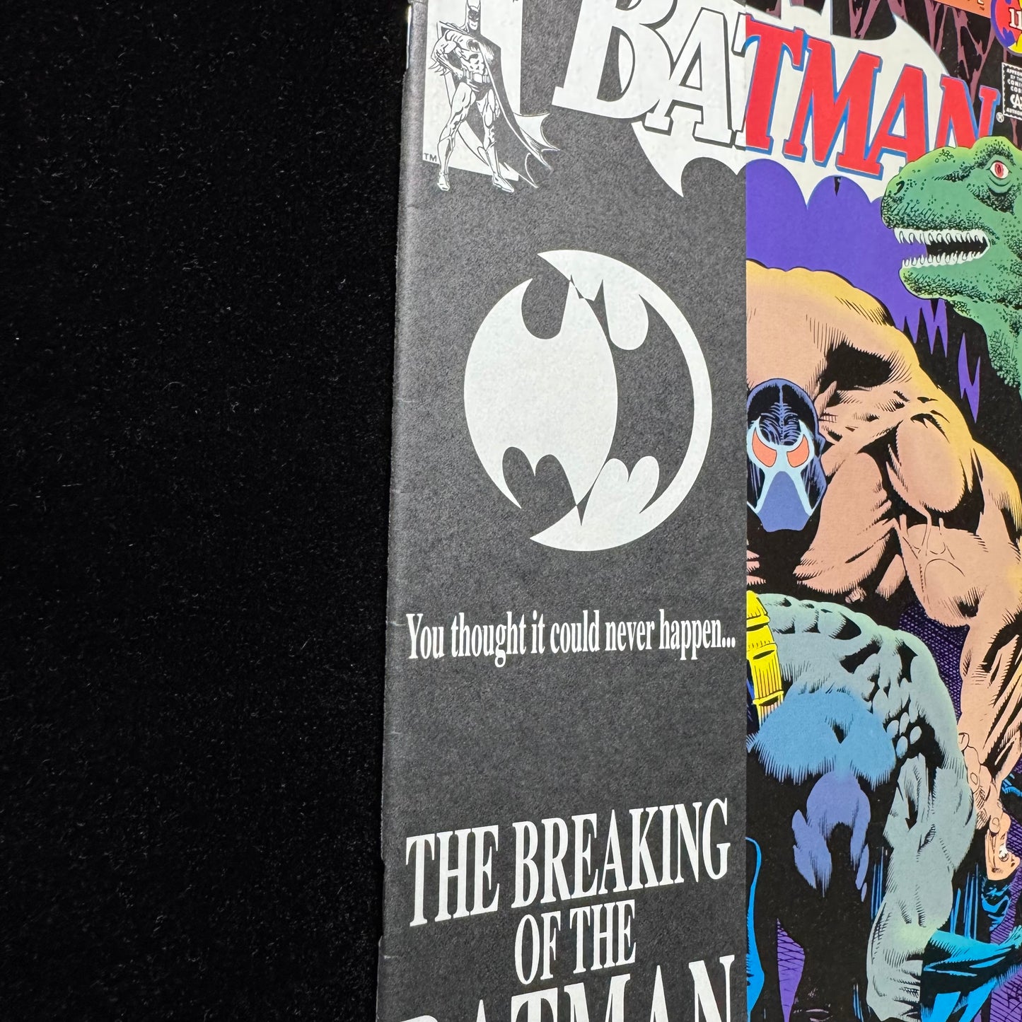 Batman 497 - Bane Breaks Batman’s Back - Variant - Modern Age Dc Comics 1993