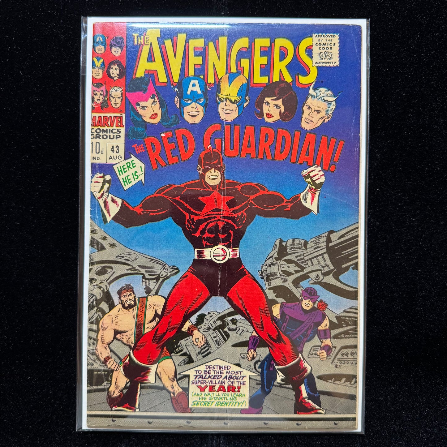 Avengers 43 - 1st Appearance Of The Red Guardian - Silver Age Marvel Comics 1967