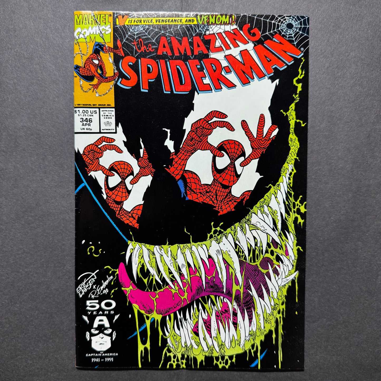 Amazing Spider-Man 346/ Copper Age Marvel Comics 1991