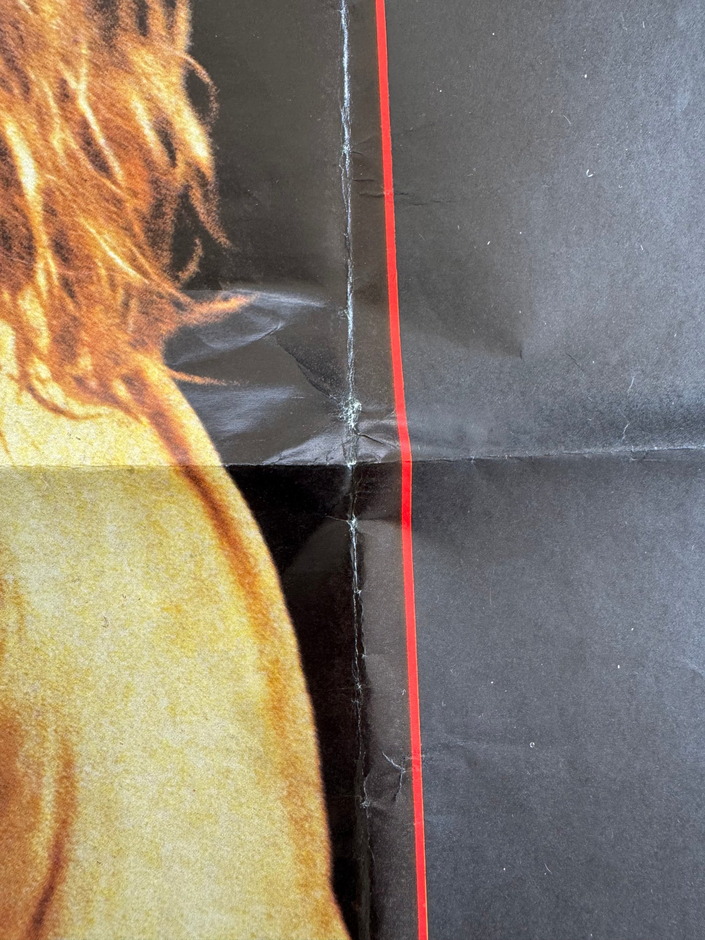 No Mercy 1986 - Original UK Quad Cinema Poster - Richard Gere - Folded