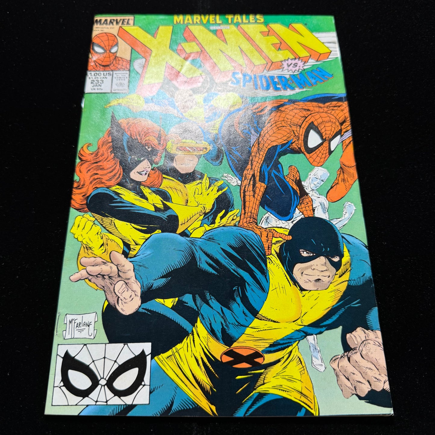 Marvel Tales 233 - Cover Art By Todd McFarlane- Copper Age Marvel Comics 1990